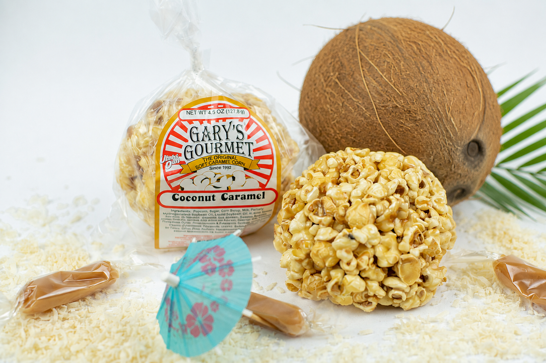 Coconut Caramel Corn from Gary’s Gourmet for back to school teacher gifts