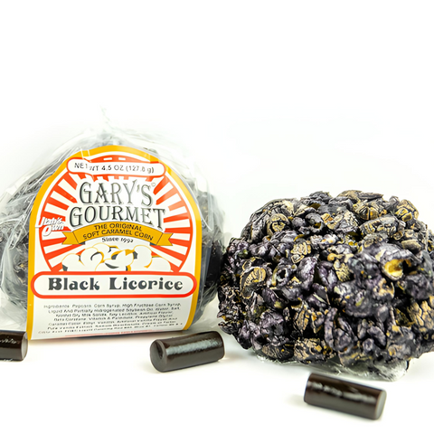 Black Licorice Soft Caramel Corn