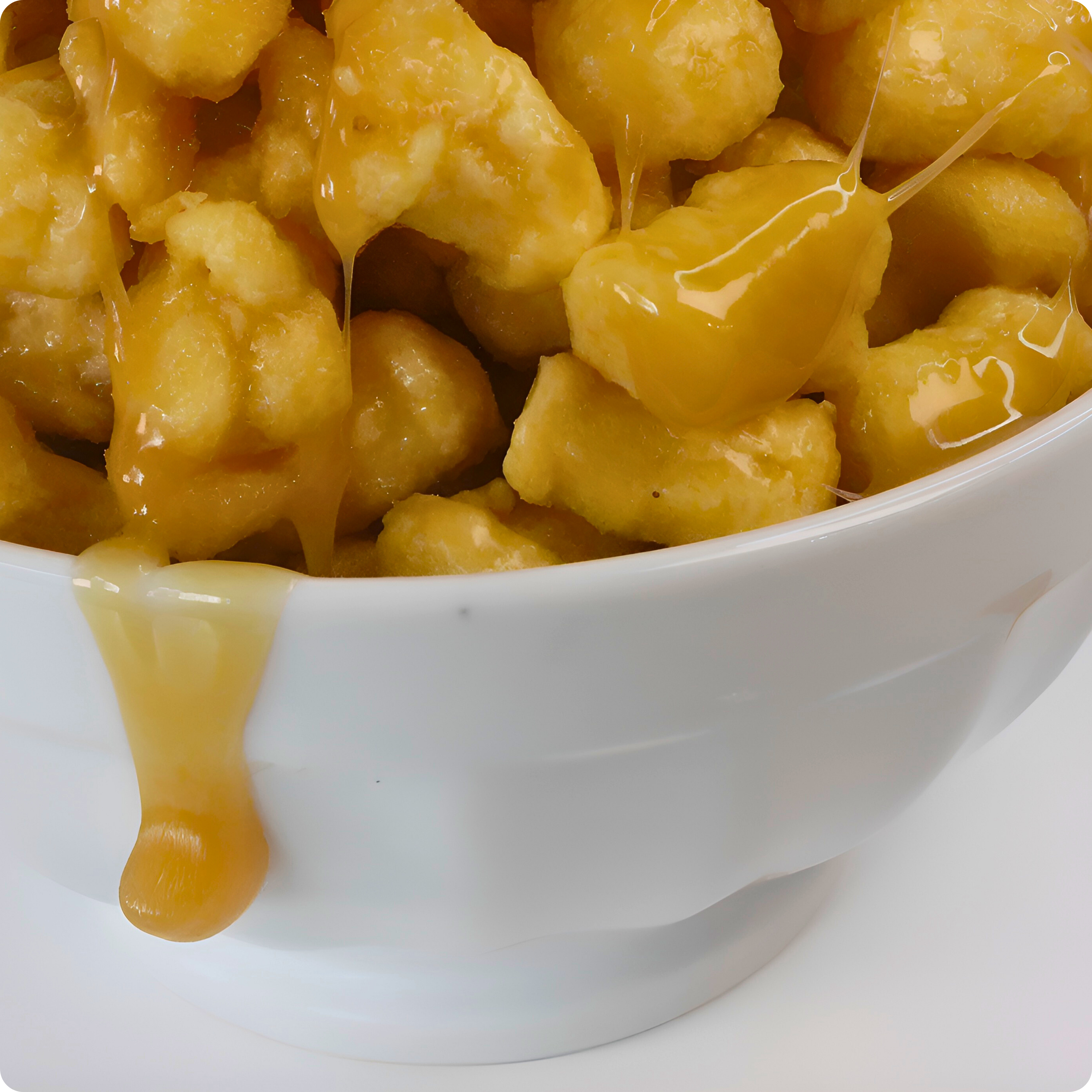 Puffed Soft Caramel Popcorn "Pops"