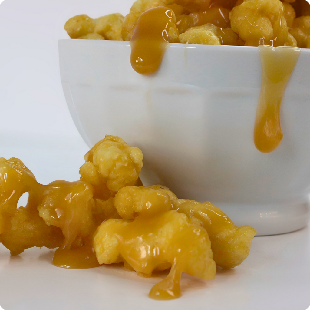 Puffed Soft Caramel Popcorn "Pops"