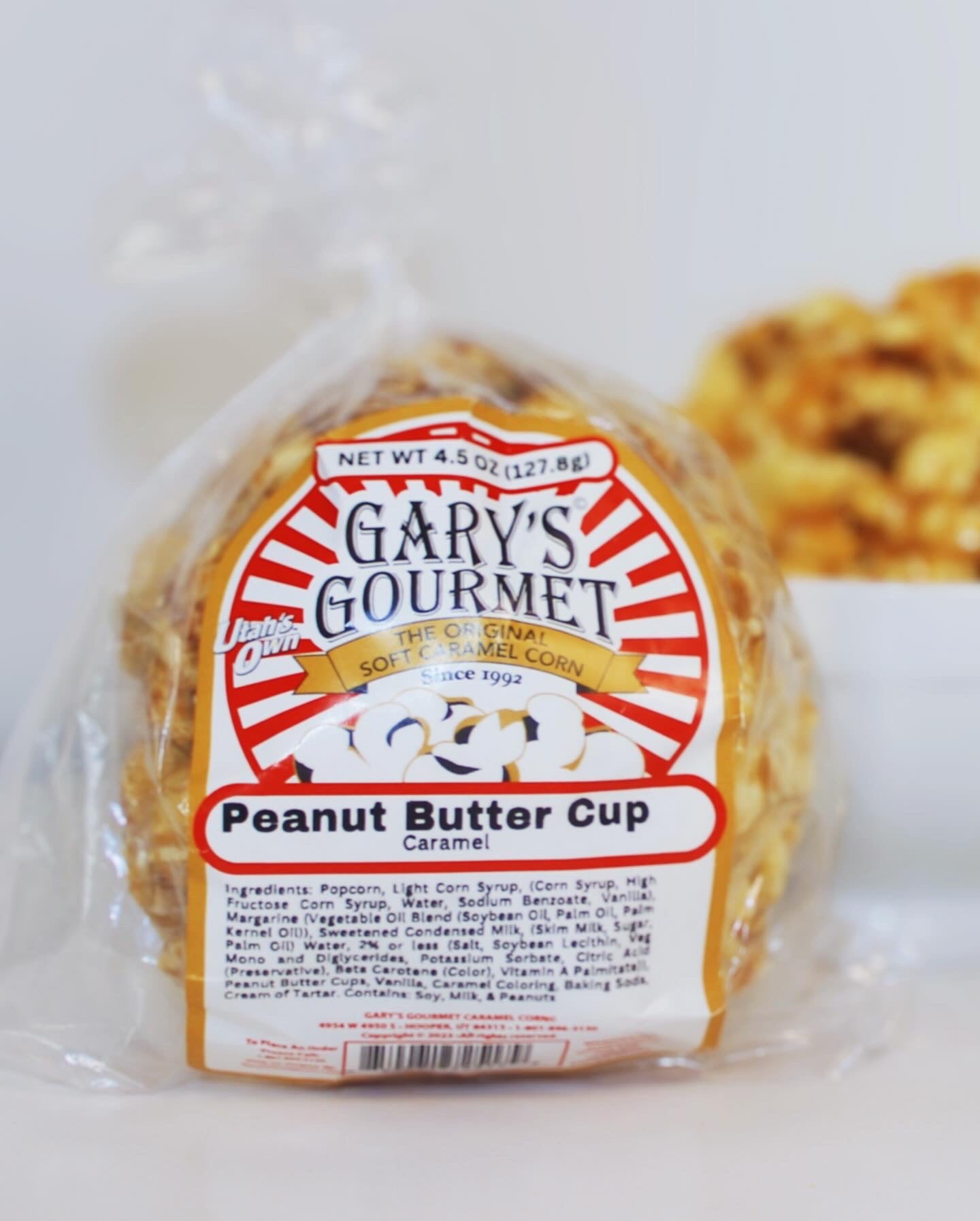 Peanut Butter Cup Caramel Corn