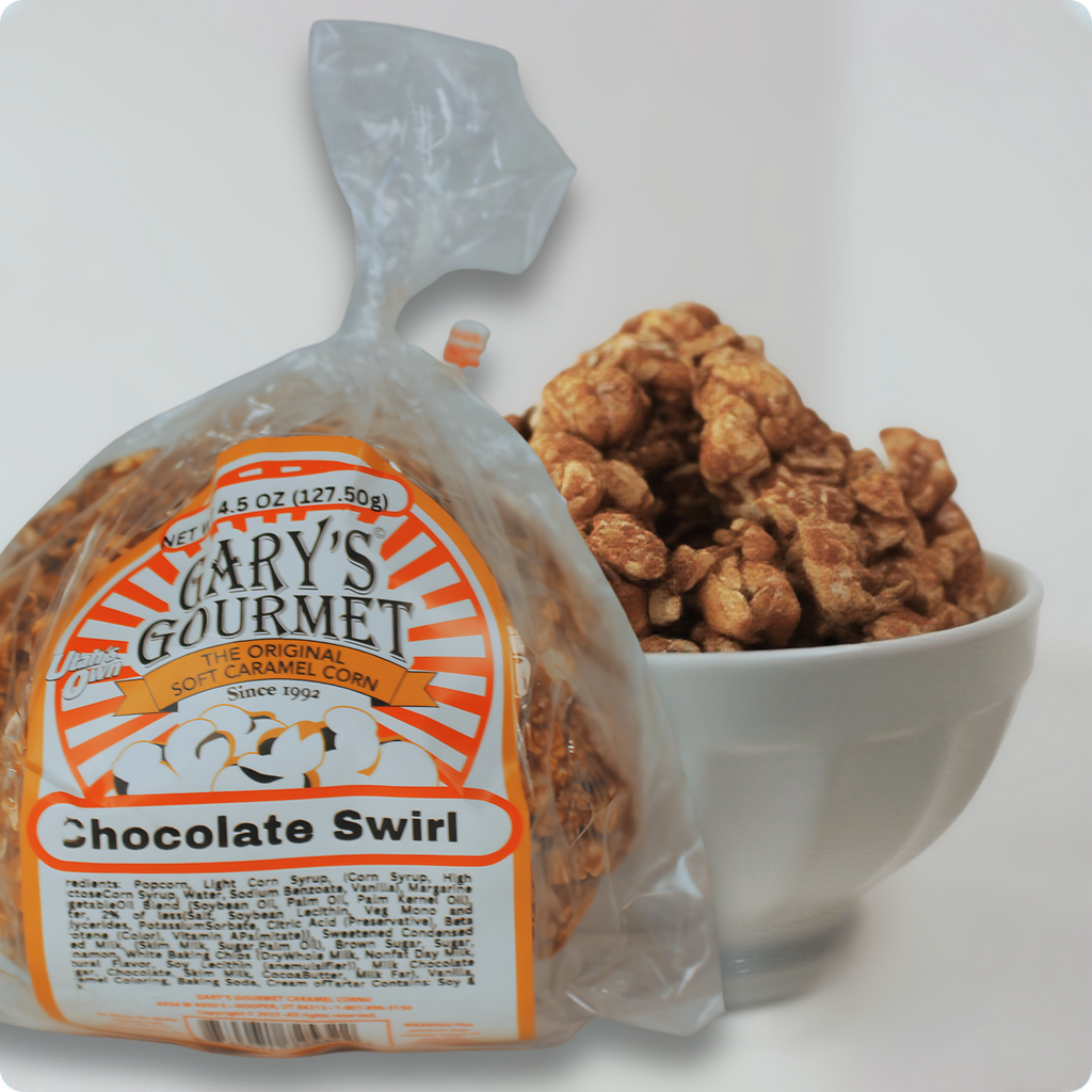 Chocolate Swirl Soft Caramel Corn