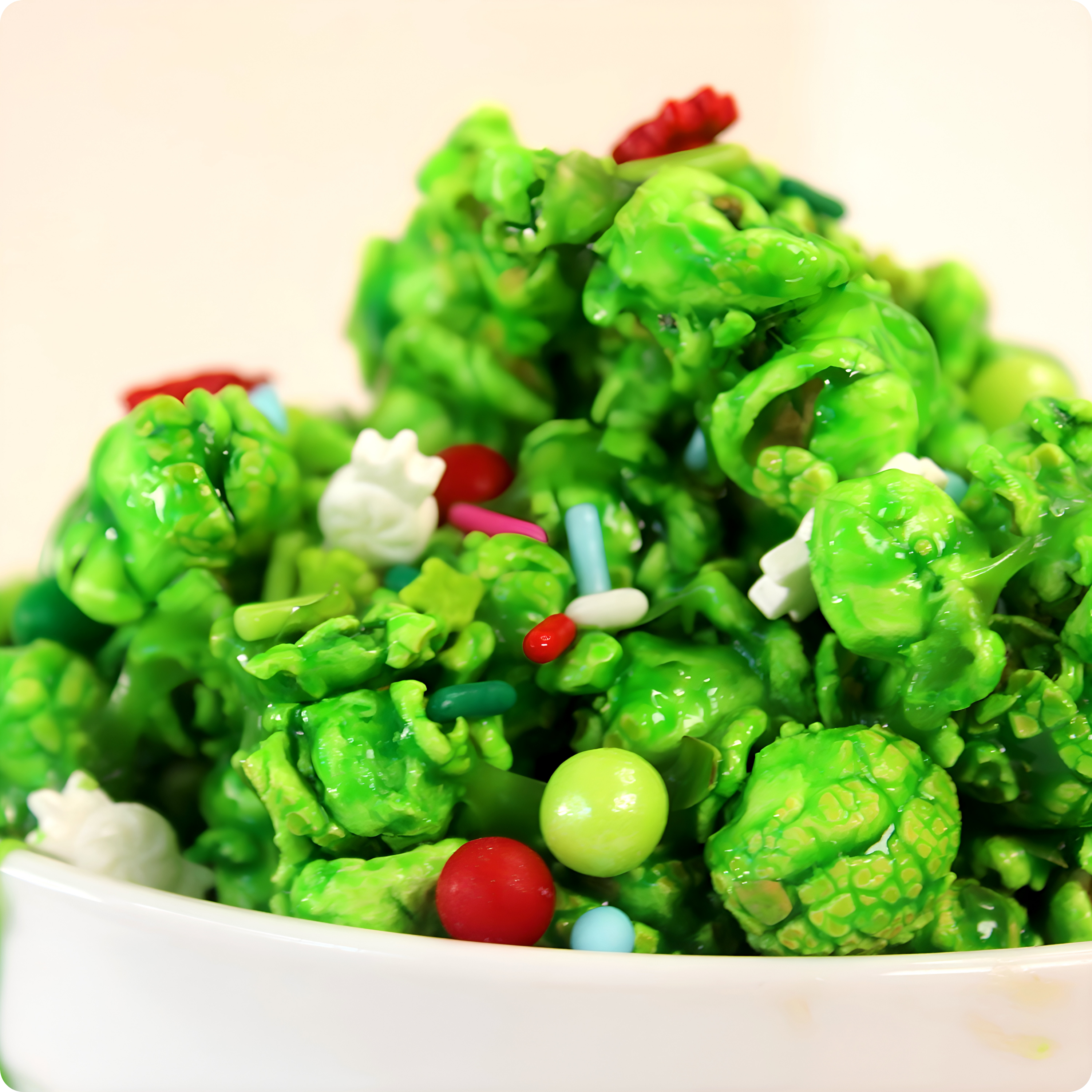 Merry Grinch-mas Caramel Popcorn