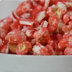 Candy Cane Caramel Corn