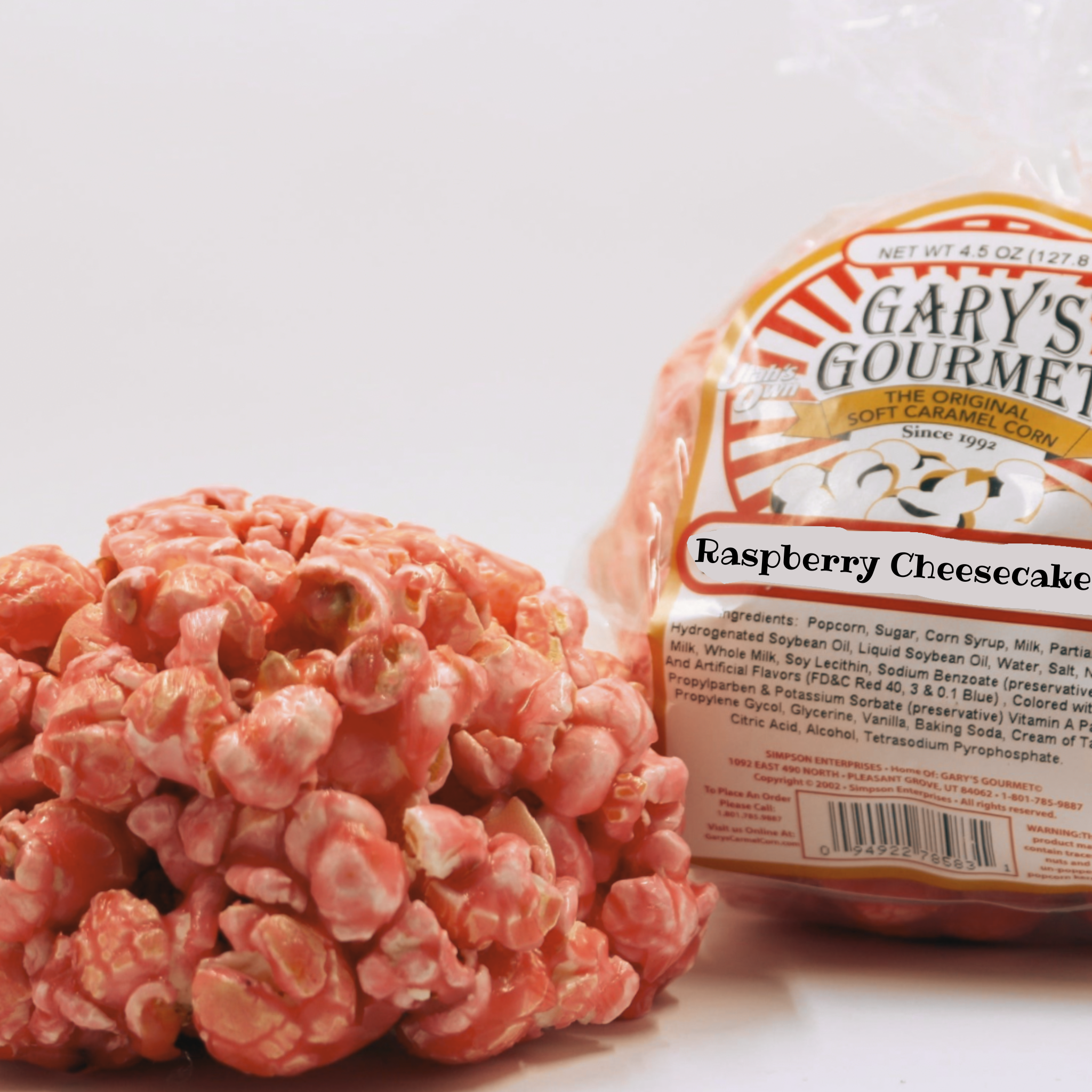 Raspberry Cheesecake Soft Caramel Corn