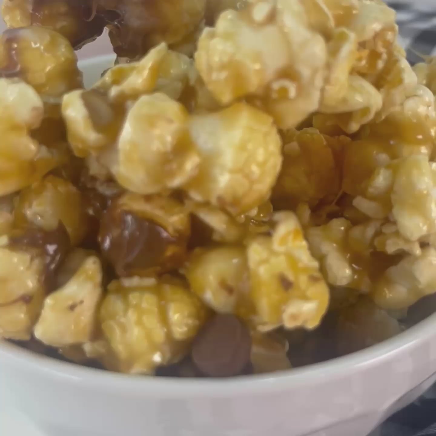 Chocolate Swirl Soft Caramel Corn