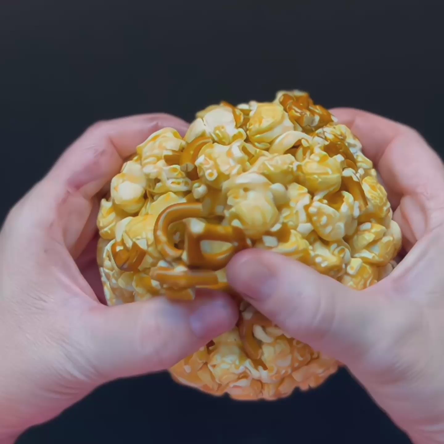 Salted Pretzel Soft Caramel Corn
