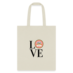 Love Tote Bag - natural